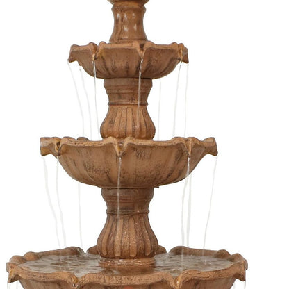 80" Brown Polyresin Garden Art HomeRoots