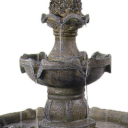 33" Brown Heavy Duty Plastic LED lights Garden Art HomeRoots