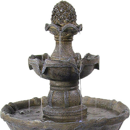 33" Brown Heavy Duty Plastic LED lights Garden Art HomeRoots