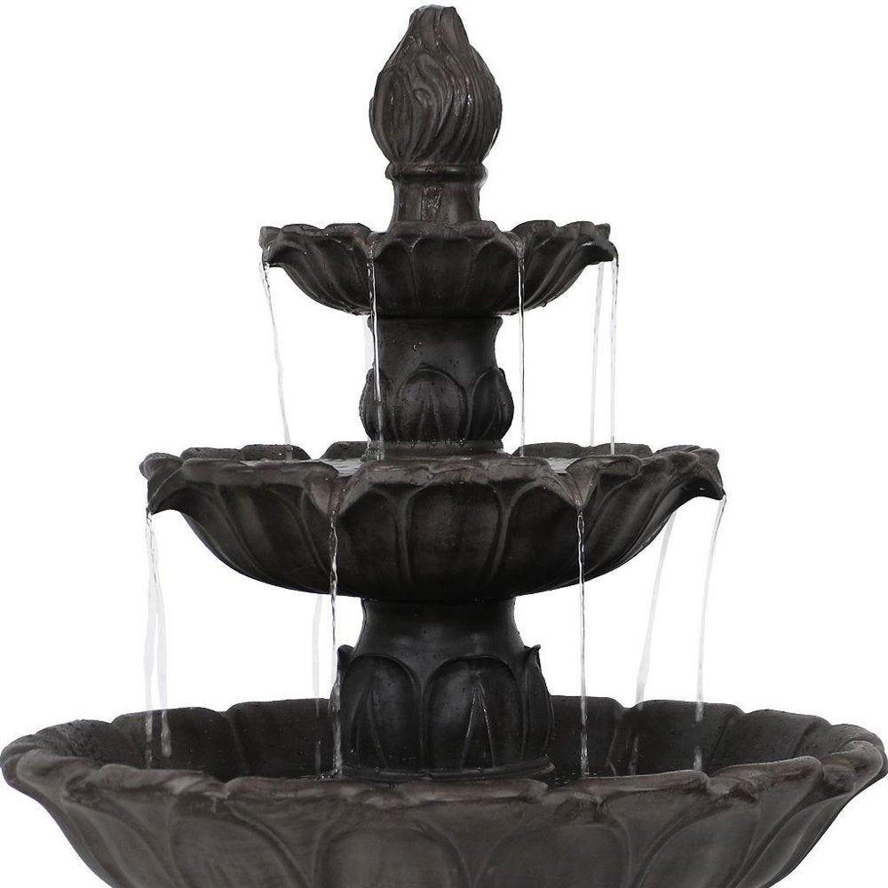 46" Dark Brown Polyresin Garden Art HomeRoots