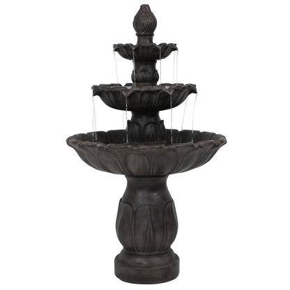 46" Dark Brown Polyresin Garden Art HomeRoots
