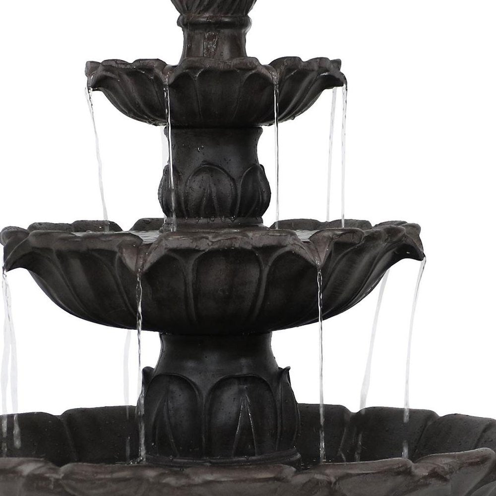 46" Dark Brown Polyresin Garden Art HomeRoots