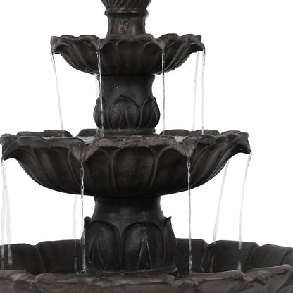 46" Dark Brown Polyresin Garden Art HomeRoots