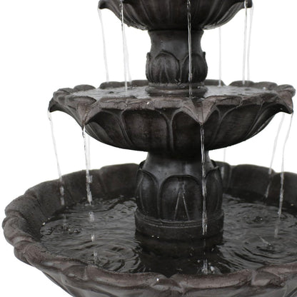 46" Dark Brown Polyresin Garden Art HomeRoots