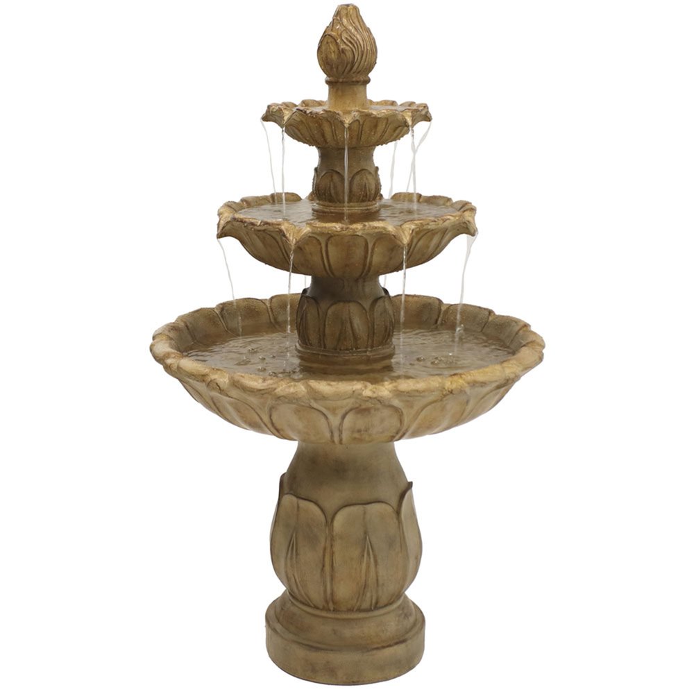 46" Taupe Polyresin Garden Art HomeRoots