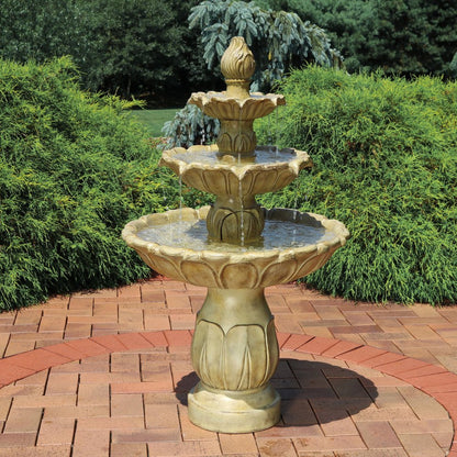 46" Taupe Polyresin Garden Art HomeRoots