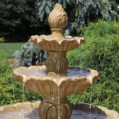 46" Taupe Polyresin Garden Art HomeRoots
