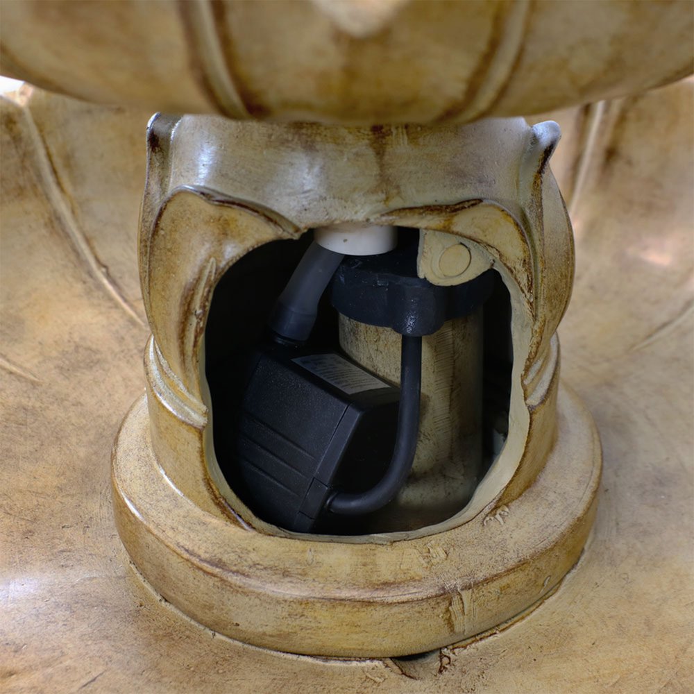 46" Taupe Polyresin Garden Art HomeRoots