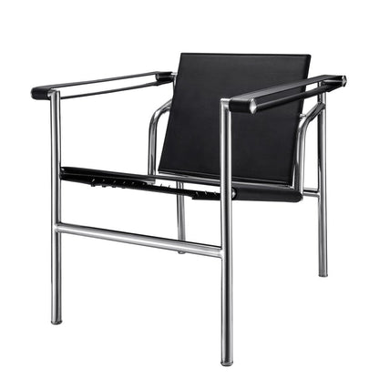 24" Silver Stainless Steel Arm Chair HomeRoots