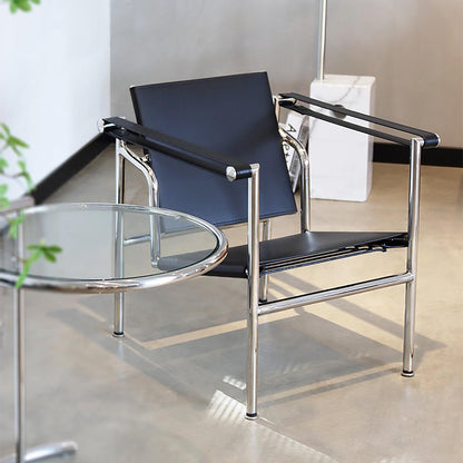 24" Silver Stainless Steel Arm Chair HomeRoots