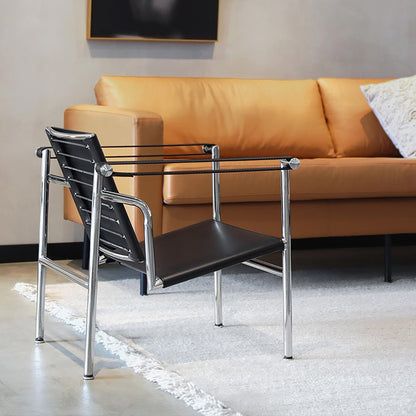24" Silver Stainless Steel Arm Chair HomeRoots