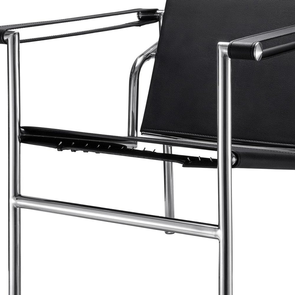 24" Silver Stainless Steel Arm Chair HomeRoots