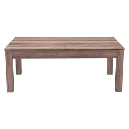 85" Brown Convertible Game And Dining Table HomeRoots