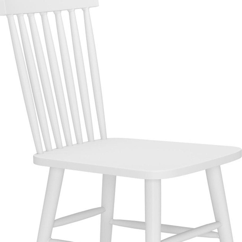 Set of Two Black Aluminum Slat Back Dining Side Chairs — view 19