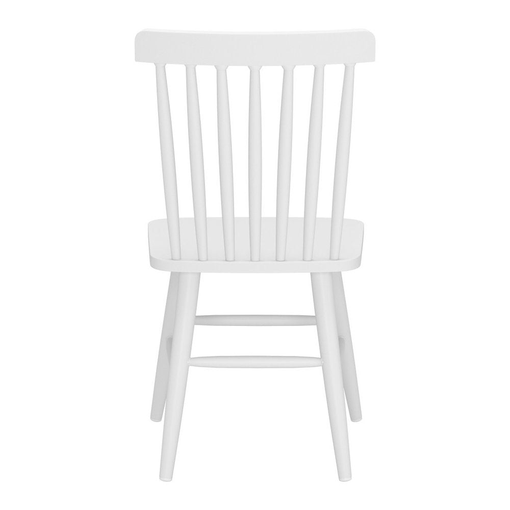 Set of Two Black Aluminum Slat Back Dining Side Chairs — view 17