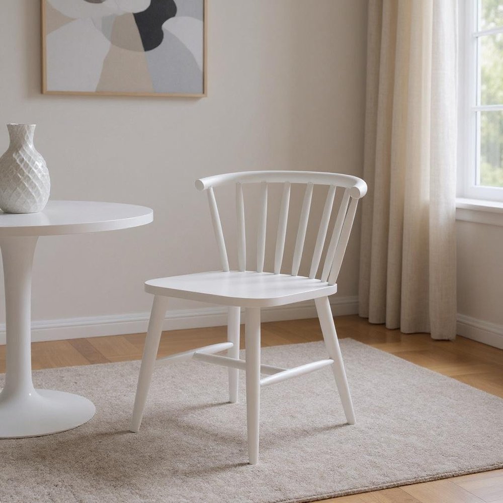 Black Aluminum Windsor Back Dining Side Chair — view 12