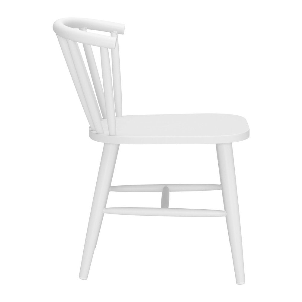 Black Aluminum Windsor Back Dining Side Chair — view 16