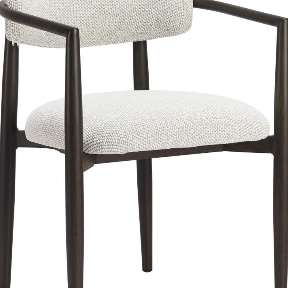 22" White Aluminum Outdoor Dining Chair HomeRoots