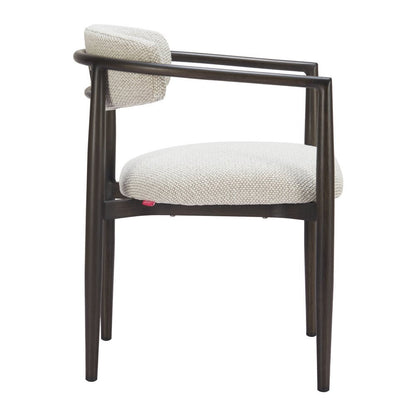 22" White Aluminum Outdoor Dining Chair HomeRoots