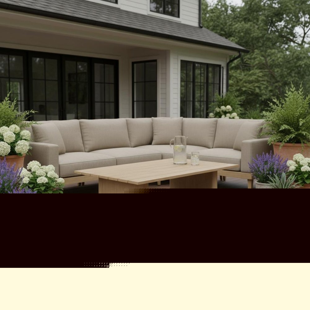 48" Natural Aluminum Outdoor Coffee Table HomeRoots