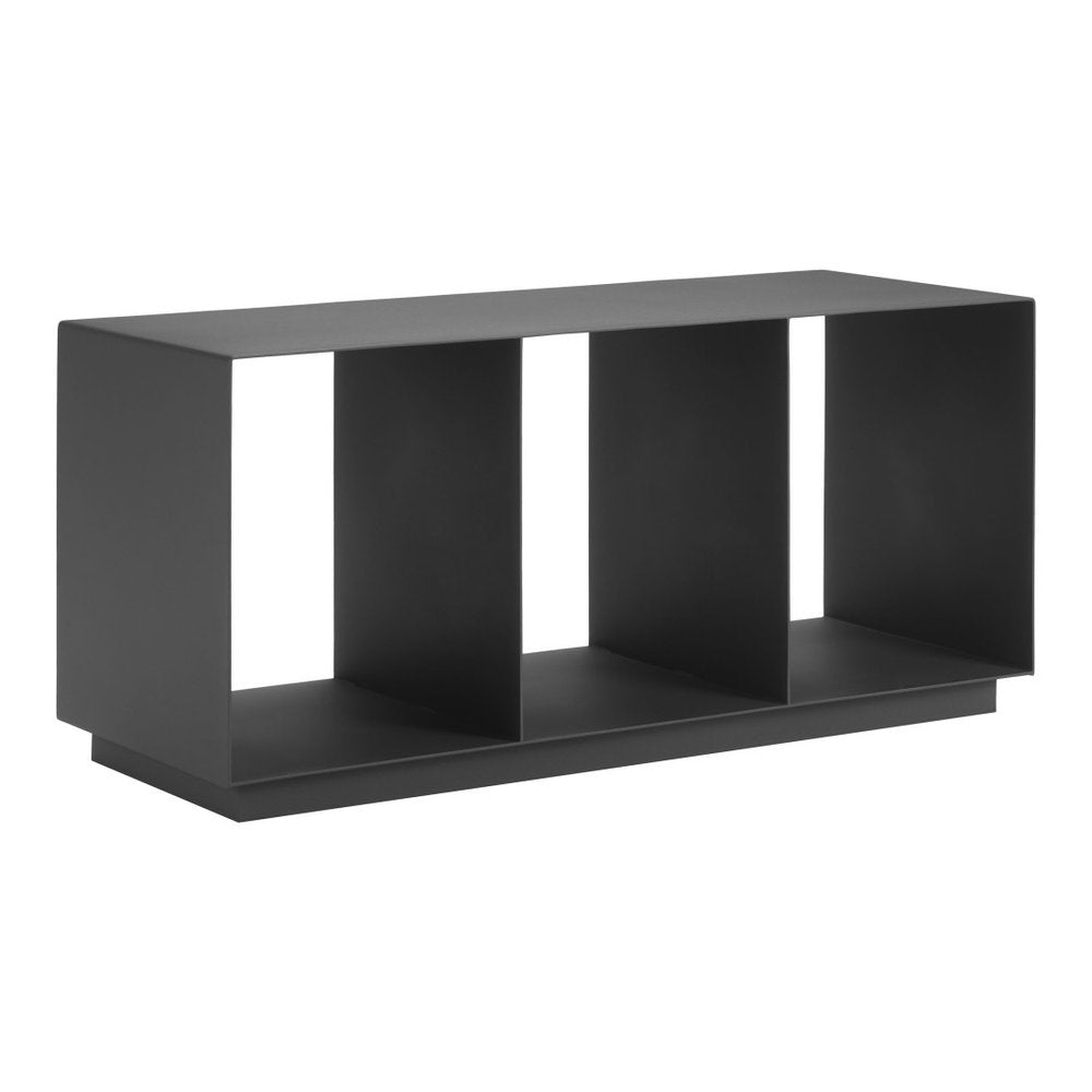 36" Charcoal Aluminum Outdoor Coffee Table HomeRoots