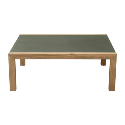36" Gray Square Concrete Outdoor Coffee Table HomeRoots