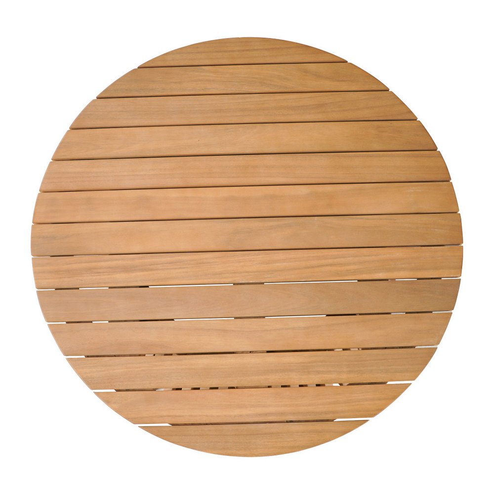 32" Natural Rounded Solid Wood Outdoor Coffee Table HomeRoots