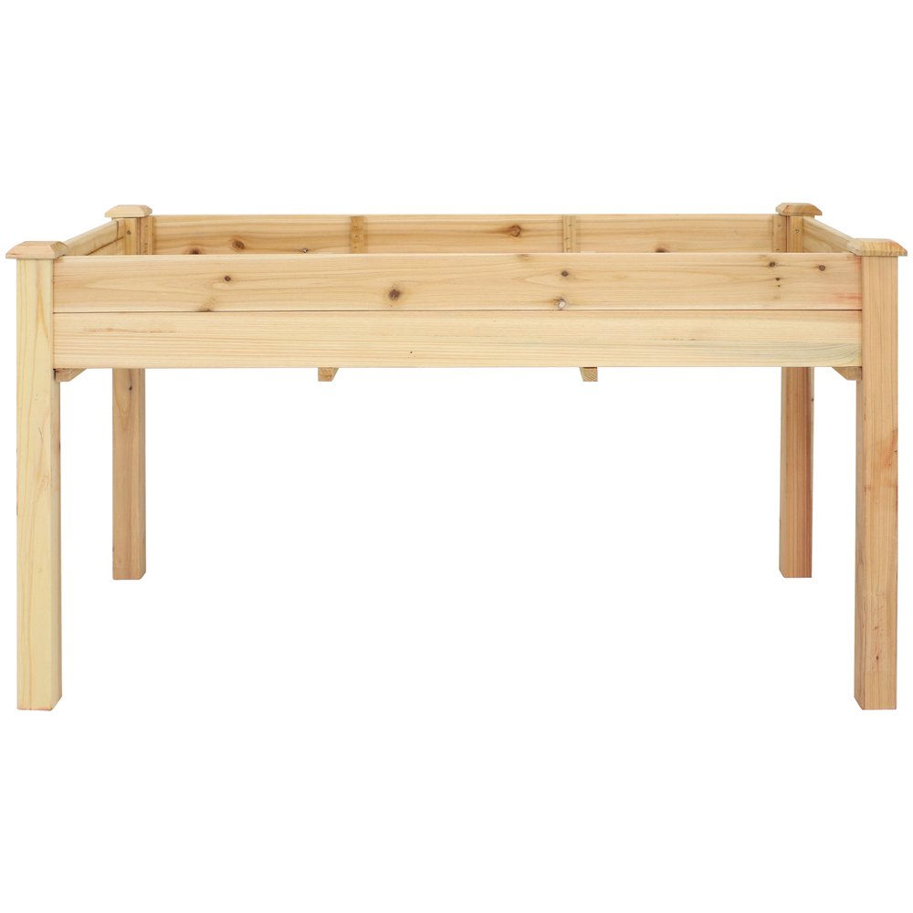 49" X 25" Natural Rectangular Raised Garden Bed — view 6