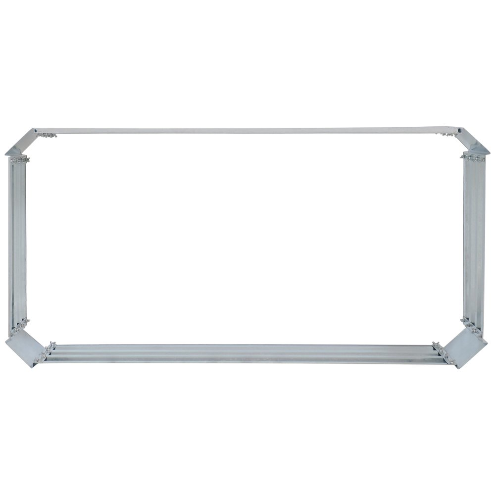 12" X 48" Silver Metal Rectangular Raised Garden Bed HomeRoots