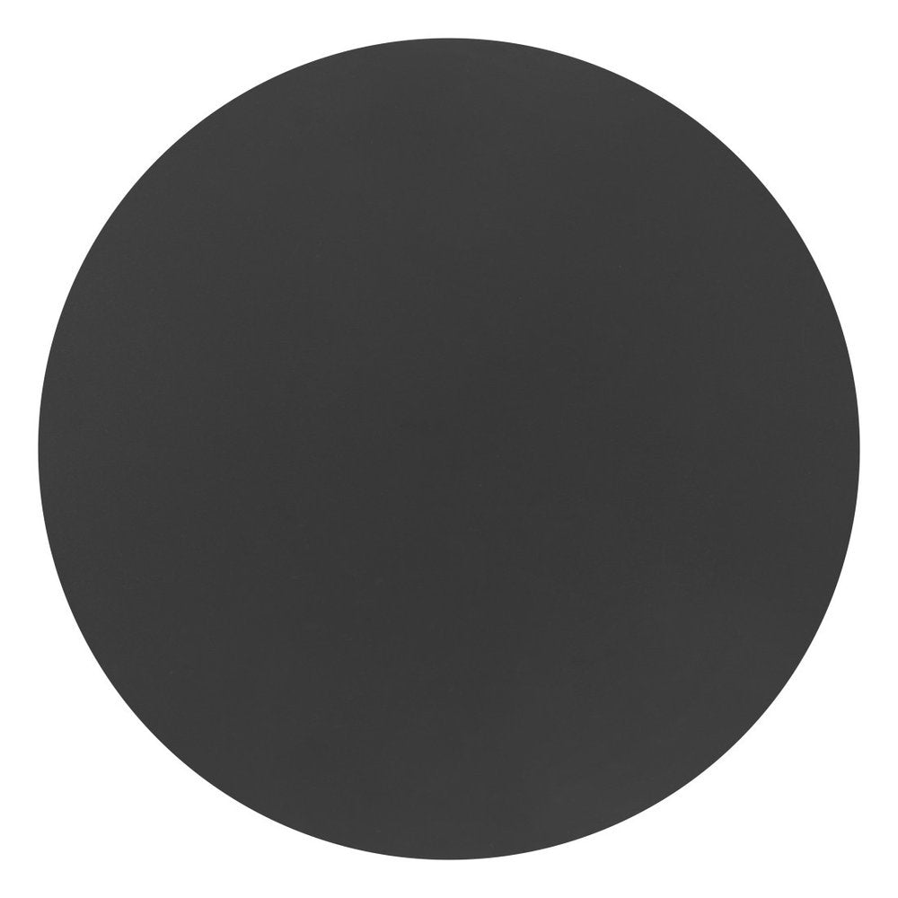 20" Black Aluminum Round Outdoor Side Table HomeRoots