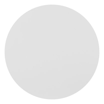 20" White Aluminum Round Outdoor Side Table HomeRoots