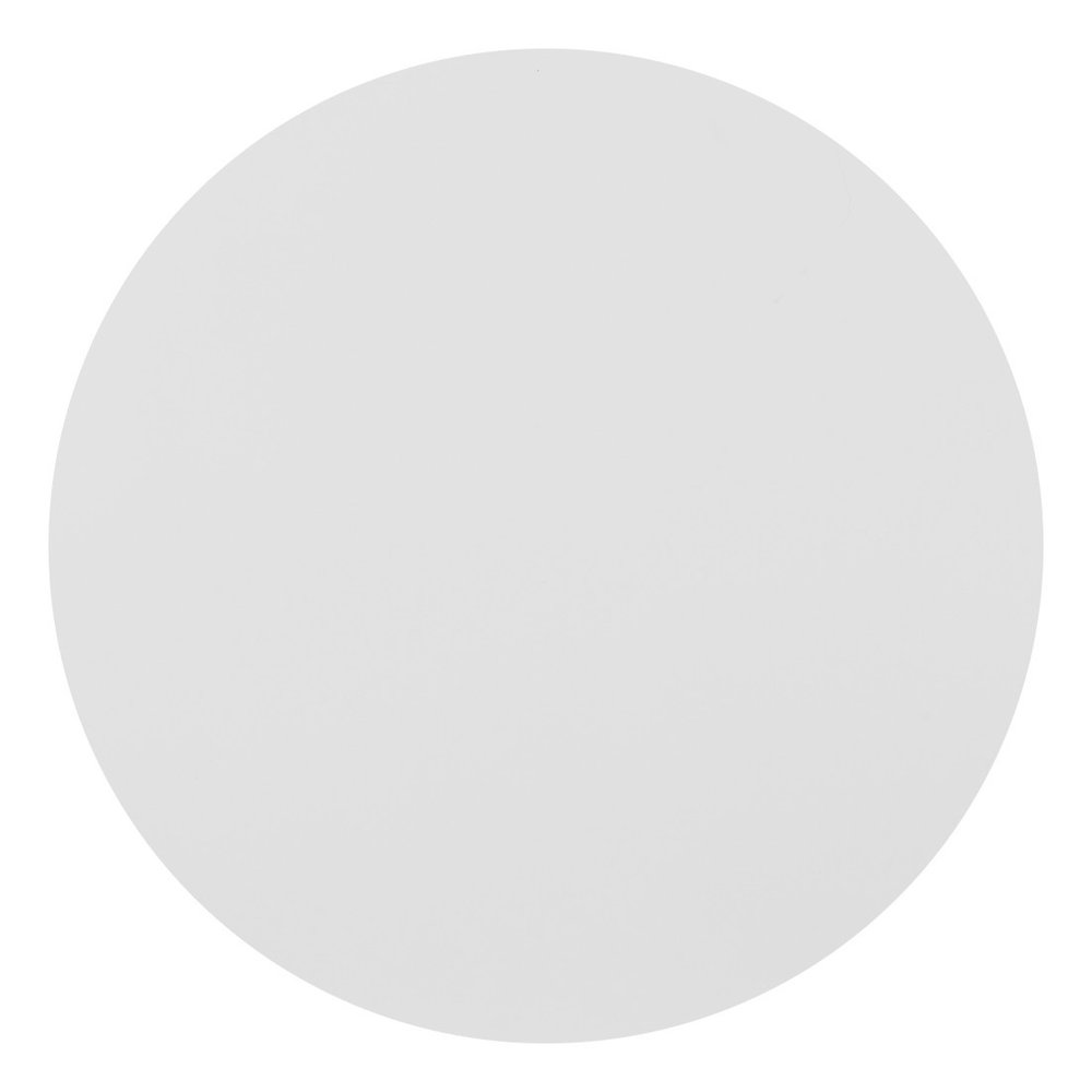 20" White Aluminum Round Outdoor Side Table HomeRoots