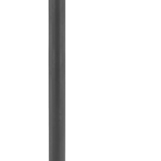 24" Gray and Black Faux Terrazzo and Steel Rounded Bar Table HomeRoots