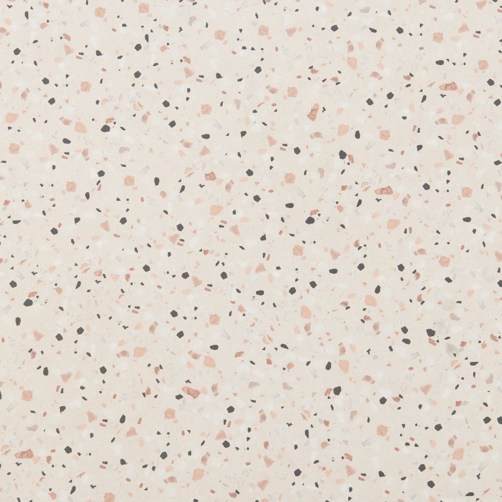 24" Beige and Gold Faux Terrazzo and Steel Square Bar Table HomeRoots
