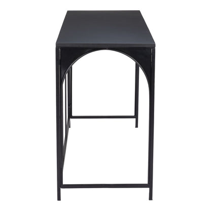 50" Black Steel Frame Console Table HomeRoots
