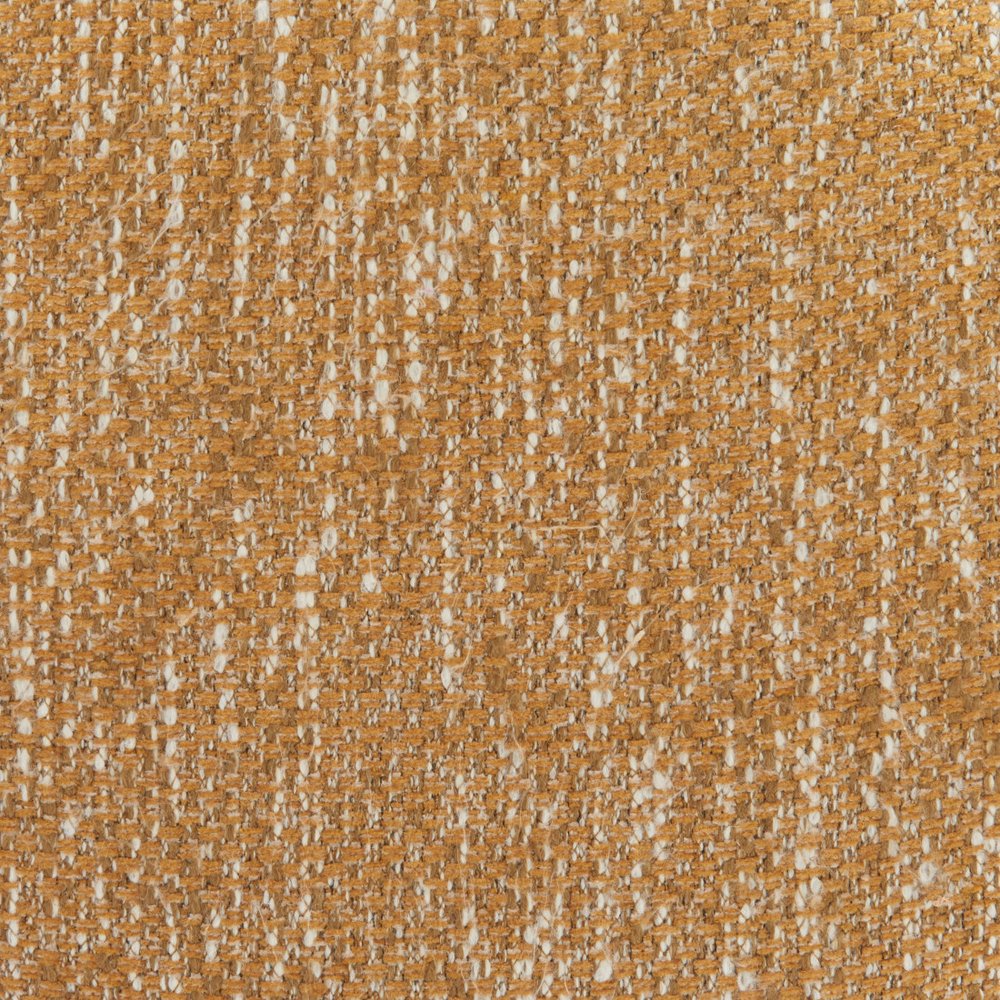 23" Wisteria And Brown Upholstery Abstract Round Ottoman — view 9