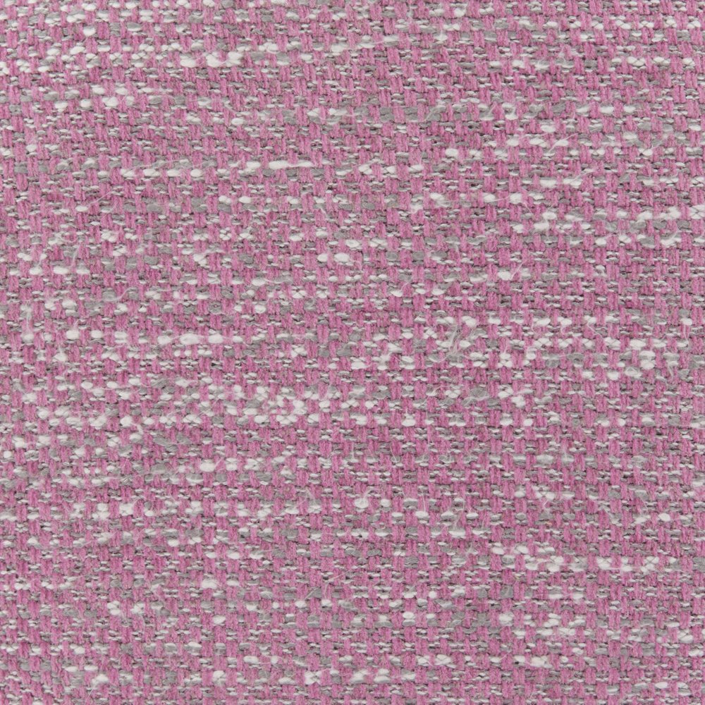 23" Wisteria And Brown Upholstery Abstract Round Ottoman — view 9
