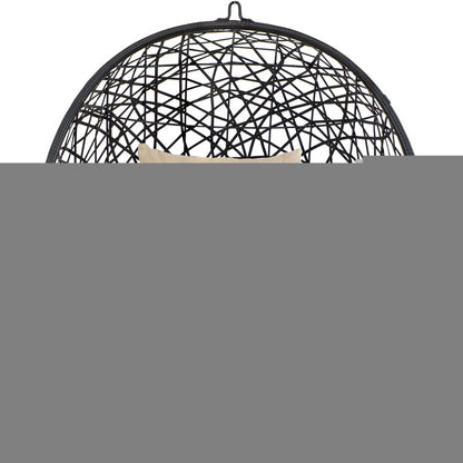 38" Yellow Steel Outdoor Egg Chair HomeRoots