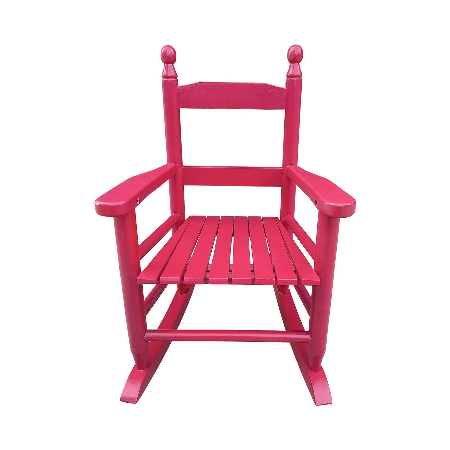 Children's rocking red chair- Indoor or Outdoor -Suitable for kids-Durable Solid Wood - FurniFindUSA