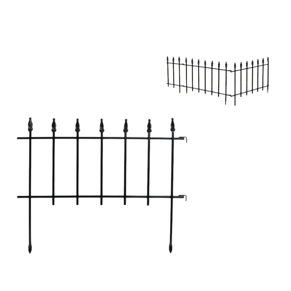 Black Iron Garden Stake HomeRoots
