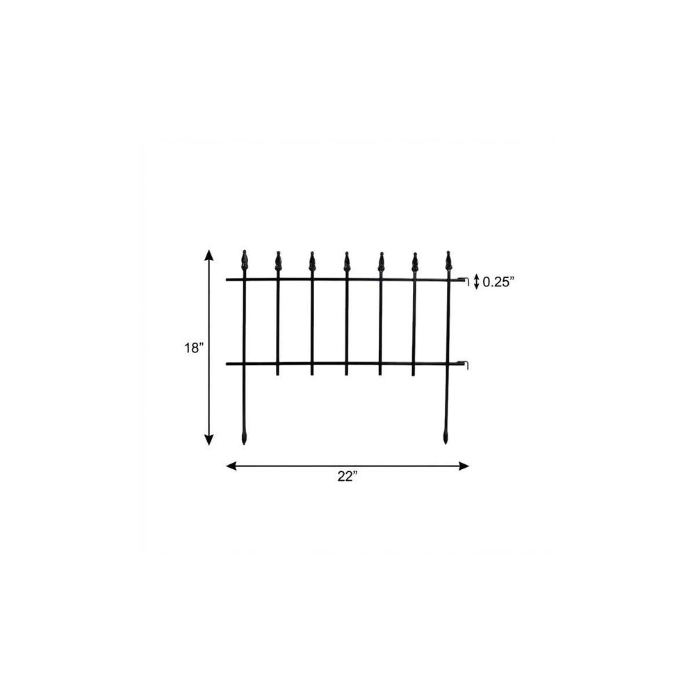 Black Iron Garden Stake HomeRoots