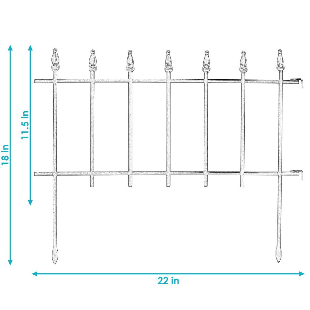 Black Iron Garden Stake HomeRoots