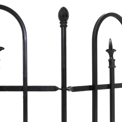 Black Steel Garden Stake HomeRoots