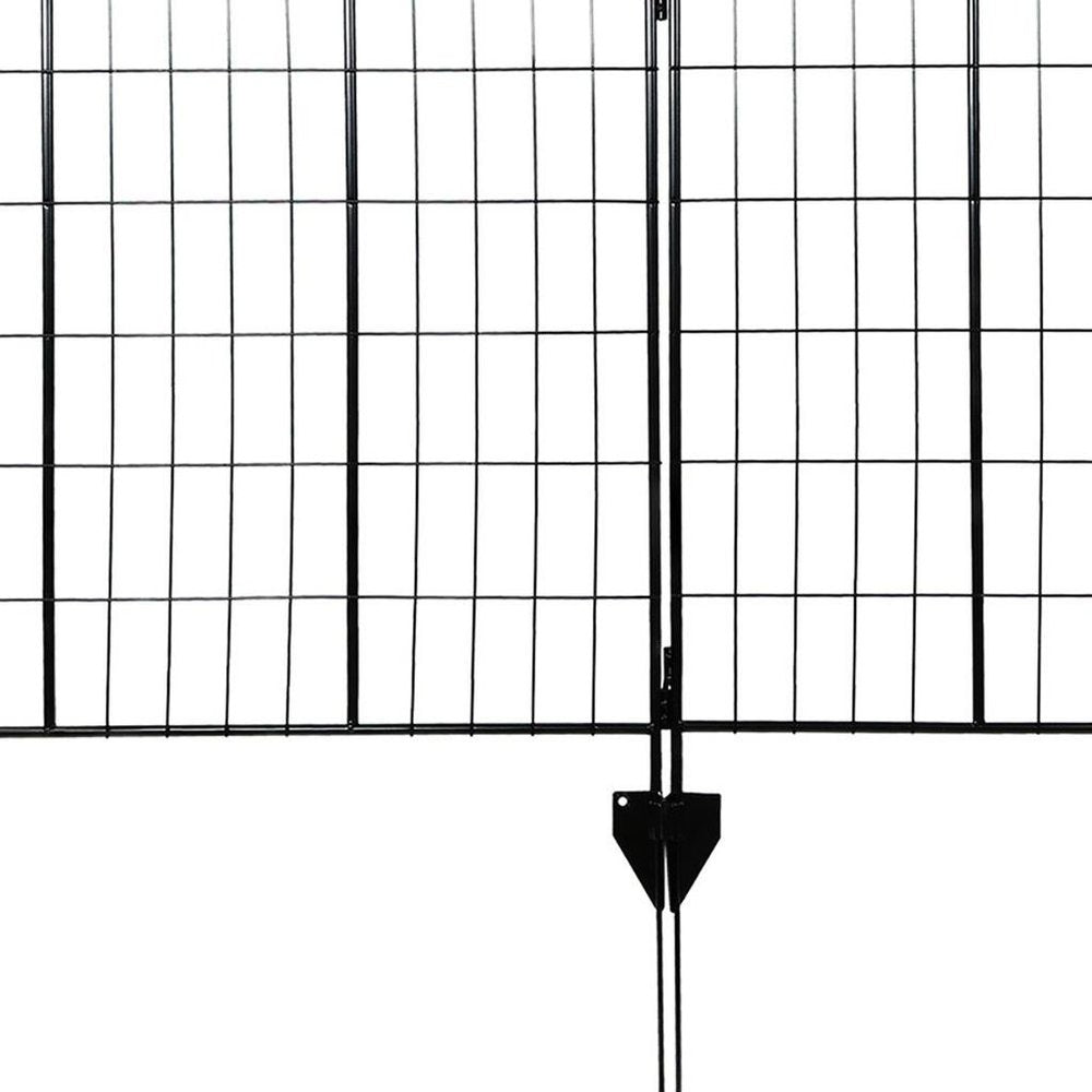 Black Steel Garden Stake HomeRoots