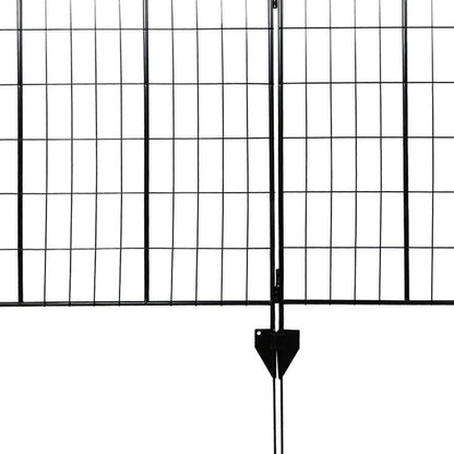 Black Steel Garden Stake HomeRoots