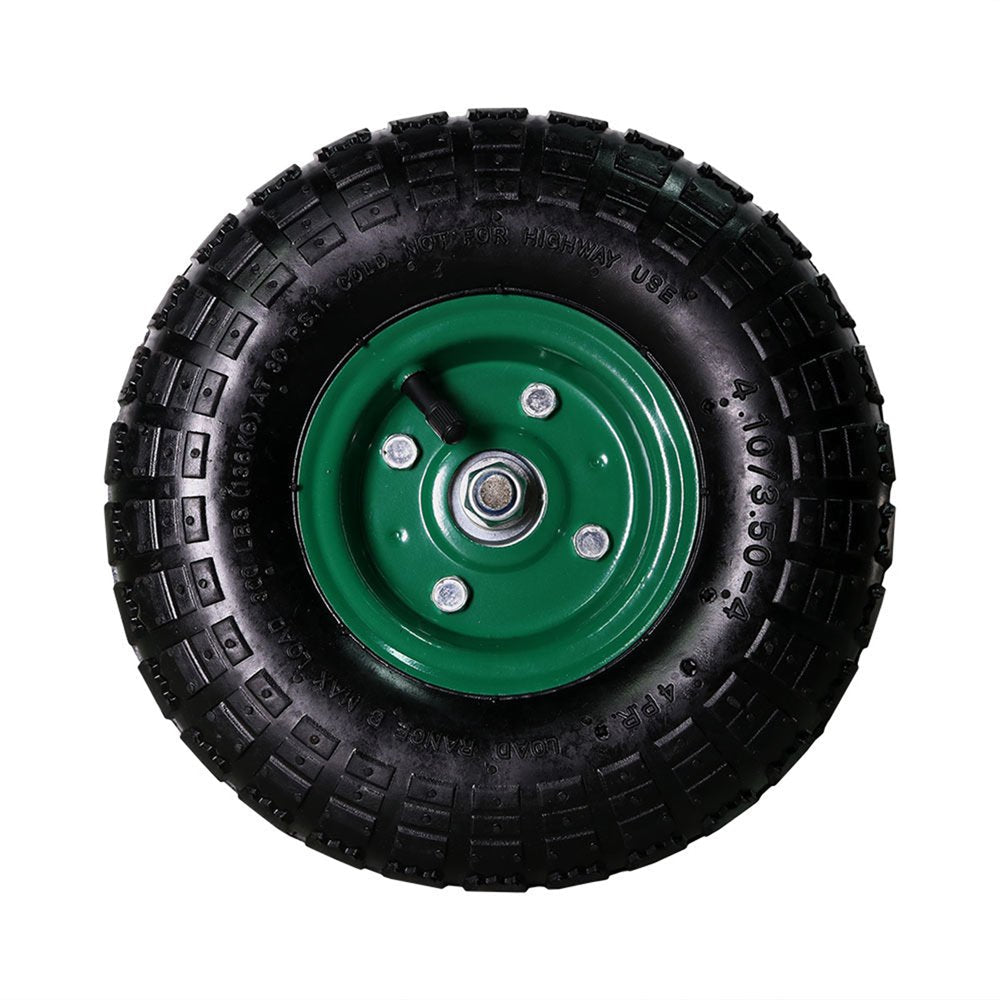 18" Green Steel Garden Stool HomeRoots