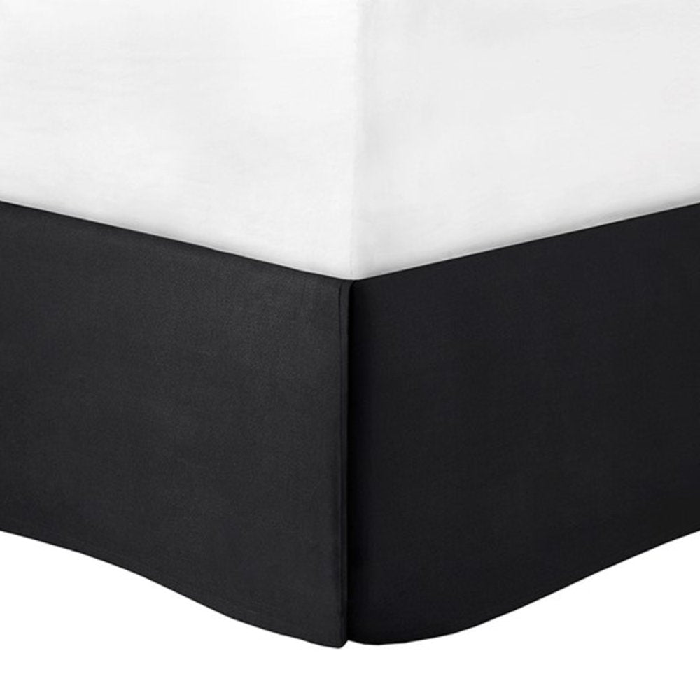 Set of Seven Black And White Damask King Ring Stitch Polyester Sham And Comforter HomeRoots