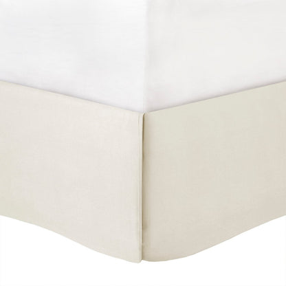 Set of Seven Ivory Queen Ring Stitch Polyester Sham And Comforter HomeRoots