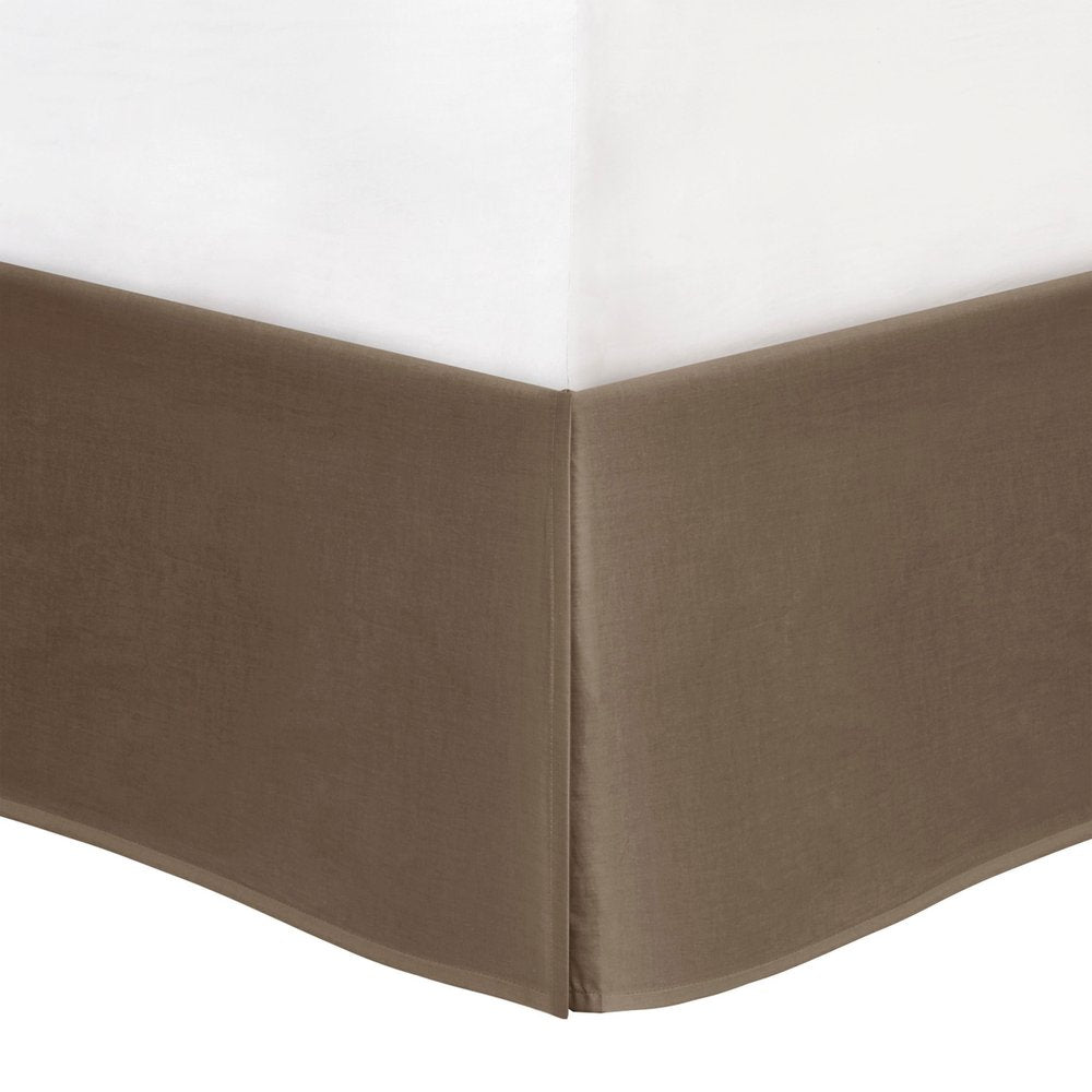Set of Seven Brown King Ring Stitch Polyester Sham And Comforter HomeRoots