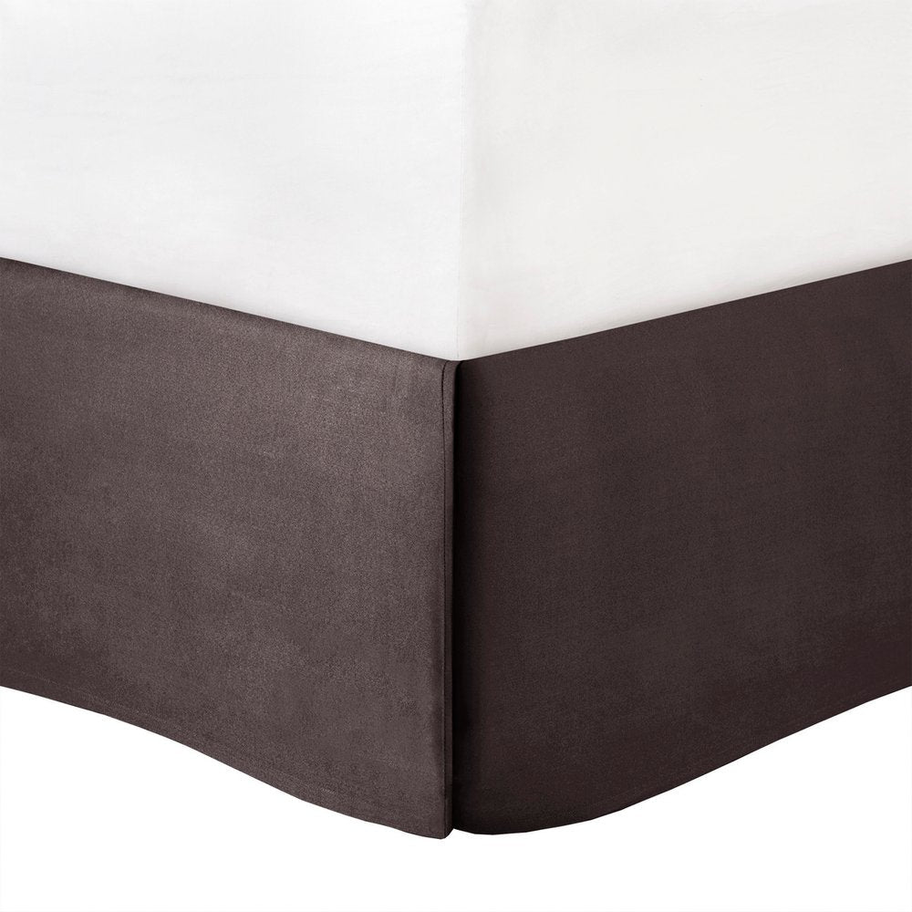 Set of Seven Gray And Taupe Striped King Ring Stitch Polyester Sham And Comforter HomeRoots
